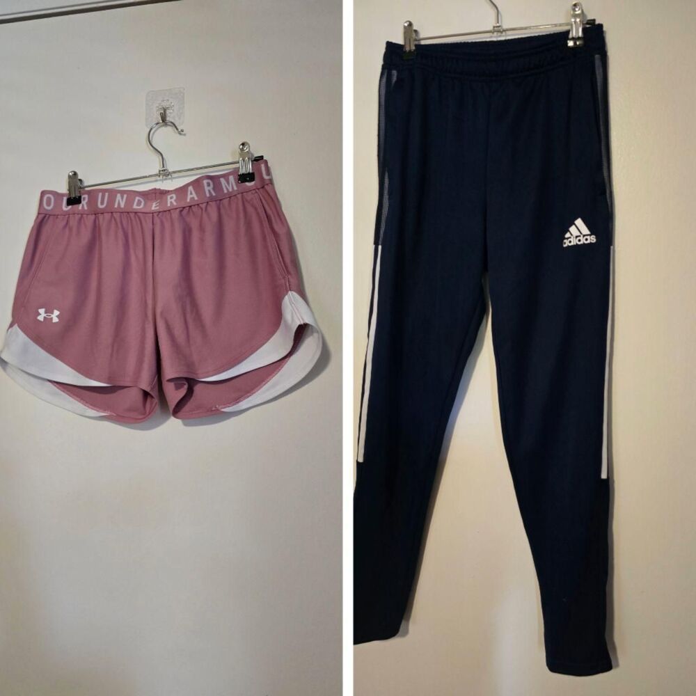 Under-armour Women's Blue and Pink Shorts